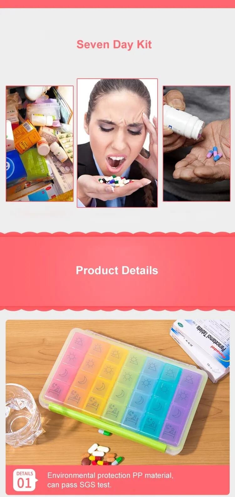 weekly pill organizer product display 3 weekly pill organizer product display 3