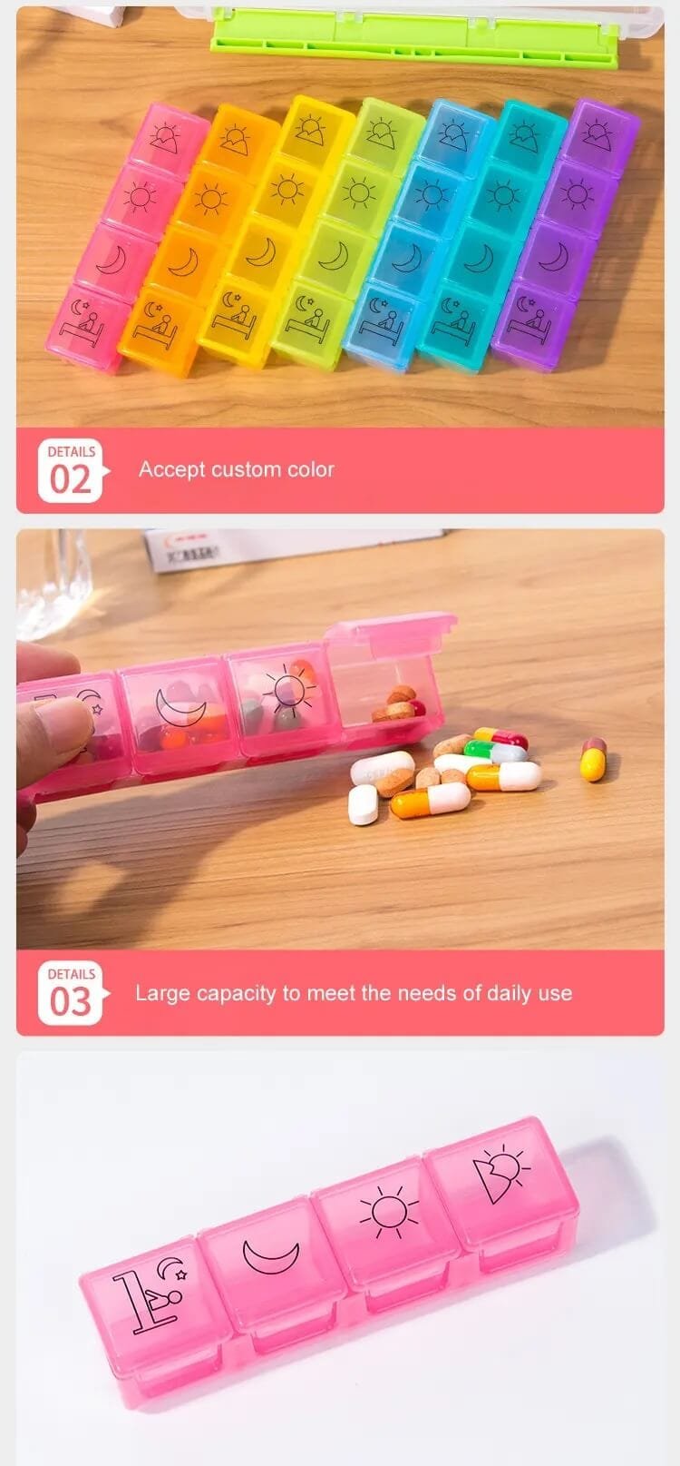 weekly pill organizer product display 4 weekly pill organizer product display 4