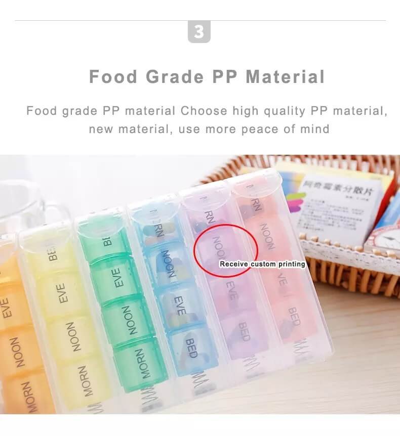 weekly pop up pill organizer product display 5