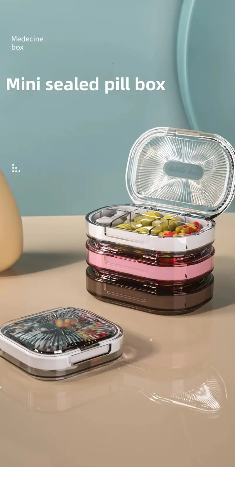 4 Compartment Pill Organizer (1) 4 Compartment Pill Organizer (1)