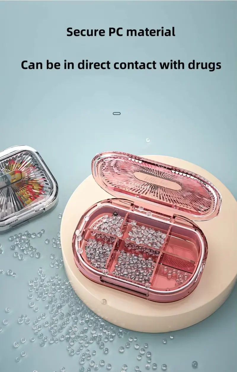 4 Compartment Pill Organizer (6) 4 Compartment Pill Organizer (6)