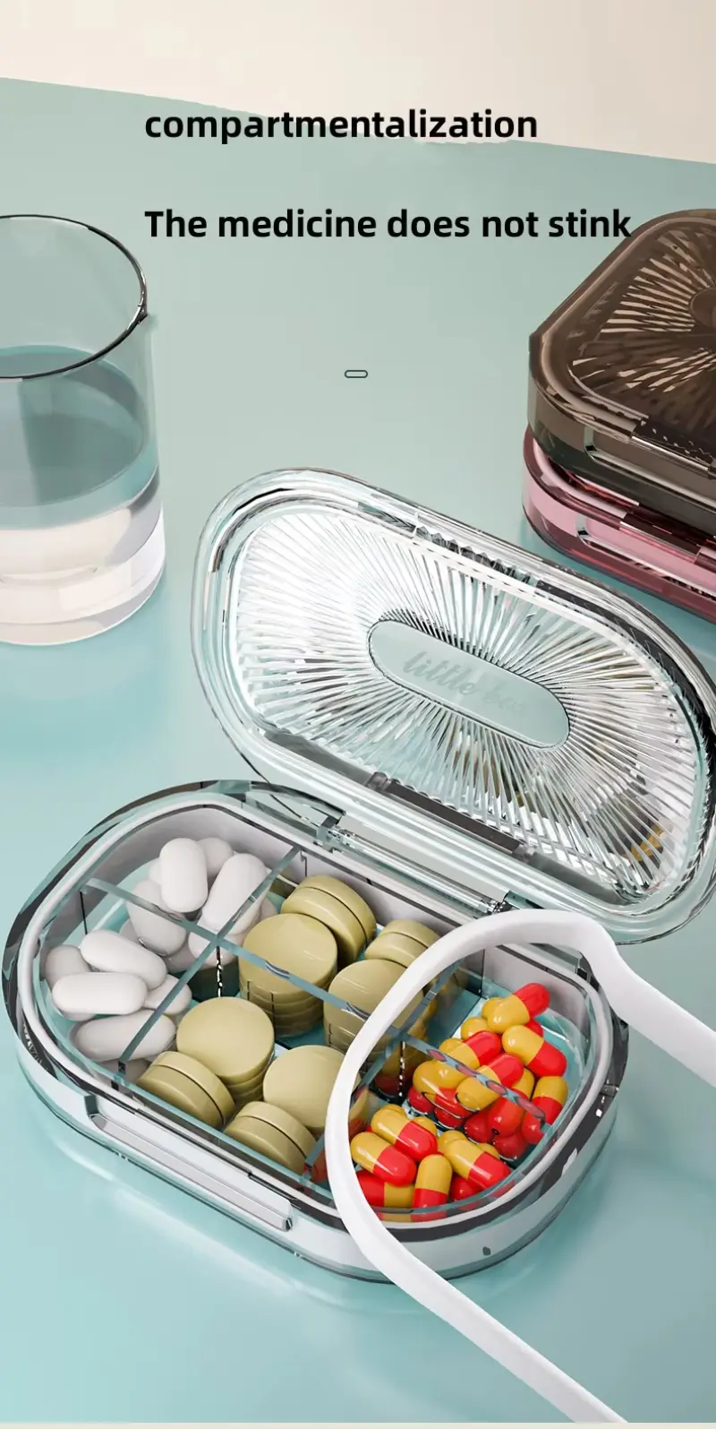 4 Compartment Pill Organizer (7) 4 Compartment Pill Organizer (7)