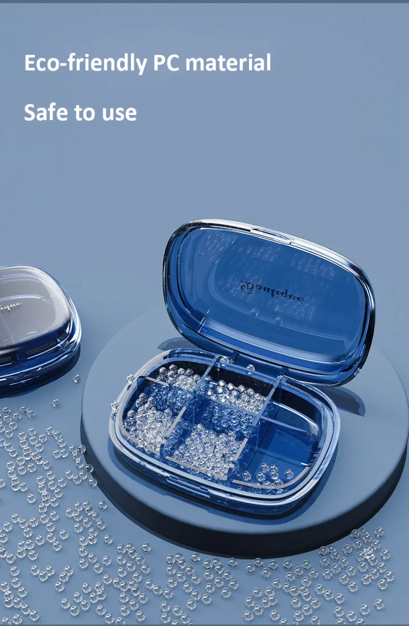 6 Compartment Travel Medicine Case (3) 6 Compartment Travel Medicine Case (3)