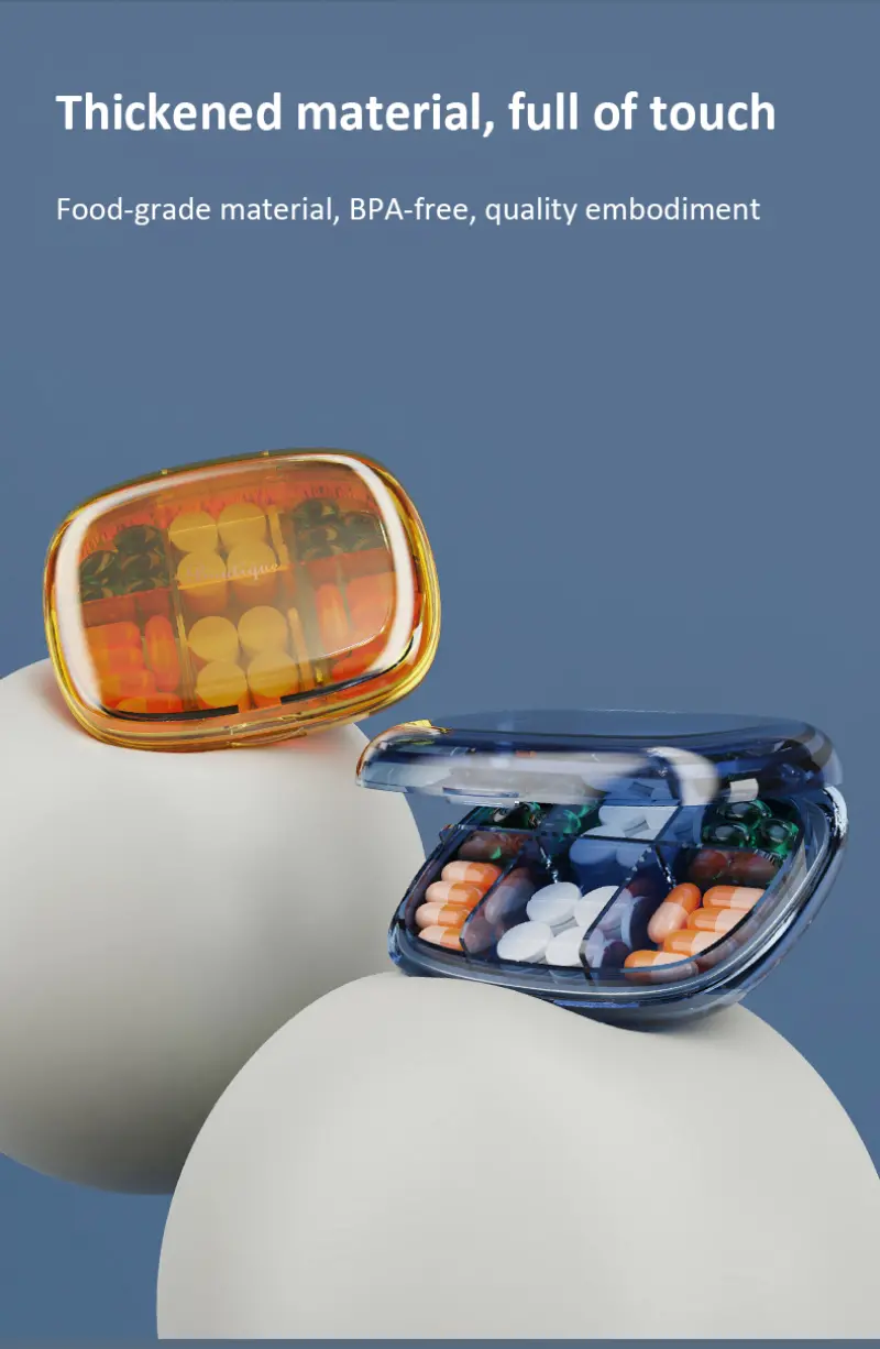 6 Compartment Travel Medicine Case (4) 6 Compartment Travel Medicine Case (4)