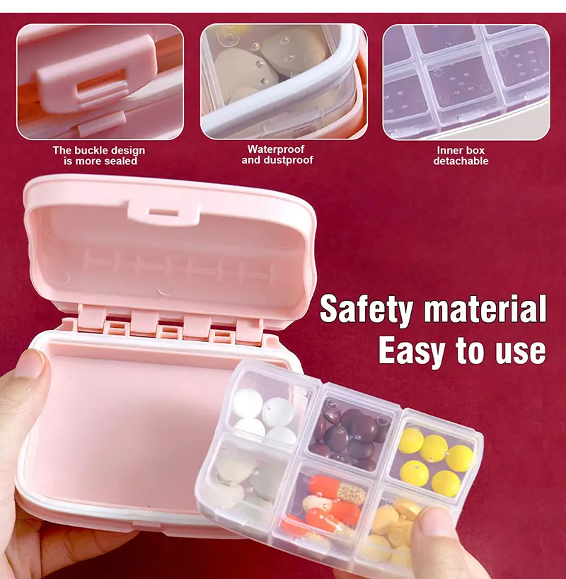 BS1128J Multi Purpose Travel Pill Organizer (3) BS1128J Multi Purpose Travel Pill Organizer (3)