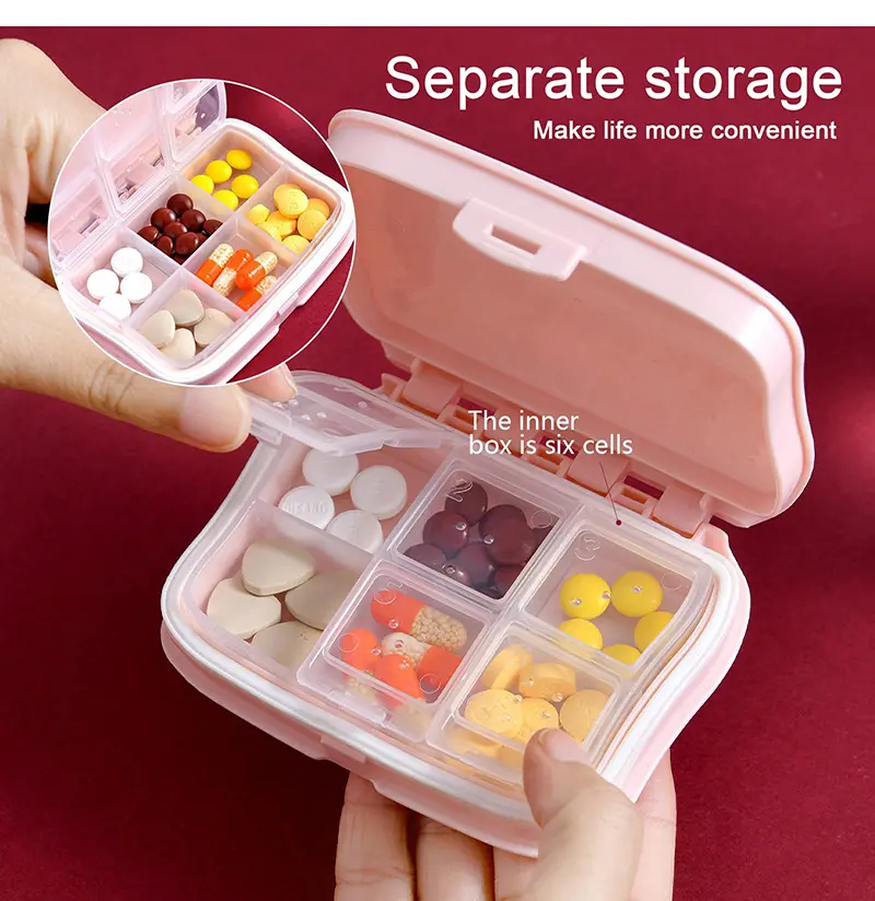 BS1128J Multi Purpose Travel Pill Organizer (5) BS1128J Multi Purpose Travel Pill Organizer (5)