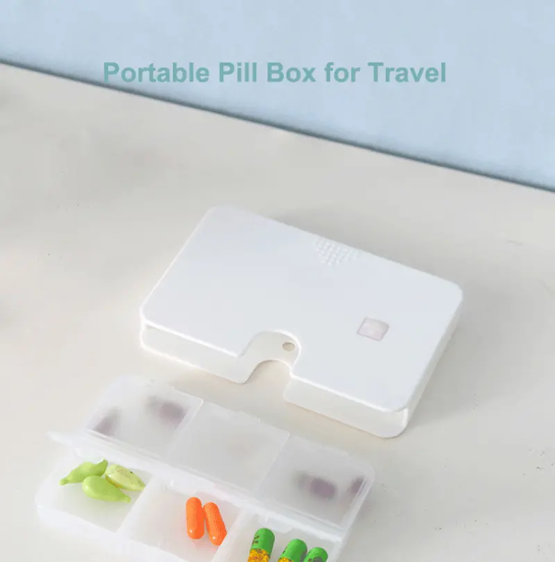 Portable Carry on Mini Pill Box Plastic Dispenser 6 Compartments Small Pill Box Weekly Pill Capsule Organizer (1) Portable Carry on Mini Pill Box Plastic Dispenser 6 Compartments Small Pill Box Weekly Pill Capsule Organizer (1)