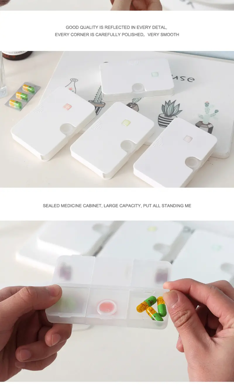 Portable Carry on Mini Pill Box Plastic Dispenser 6 Compartments Small Pill Box Weekly Pill Capsule Organizer (8) Portable Carry on Mini Pill Box Plastic Dispenser 6 Compartments Small Pill Box Weekly Pill Capsule Organizer (8)