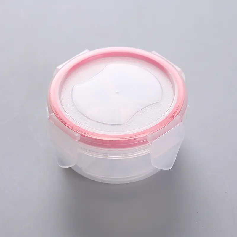Wholesale Transparent Plastic Round Pill Box Three Compartments Sealed Small Pill Box Multifunctional Waterproof Medicine Storage Box (1)