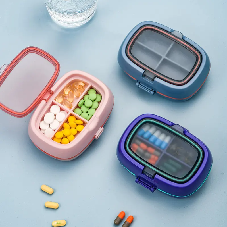 10 Compartment Pill Box with Double Seal (7)