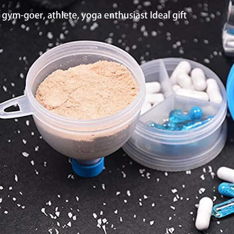 2 in 1 Protein Funnel and Pill Container (6) 2 in 1 Protein Funnel and Pill Container (6)