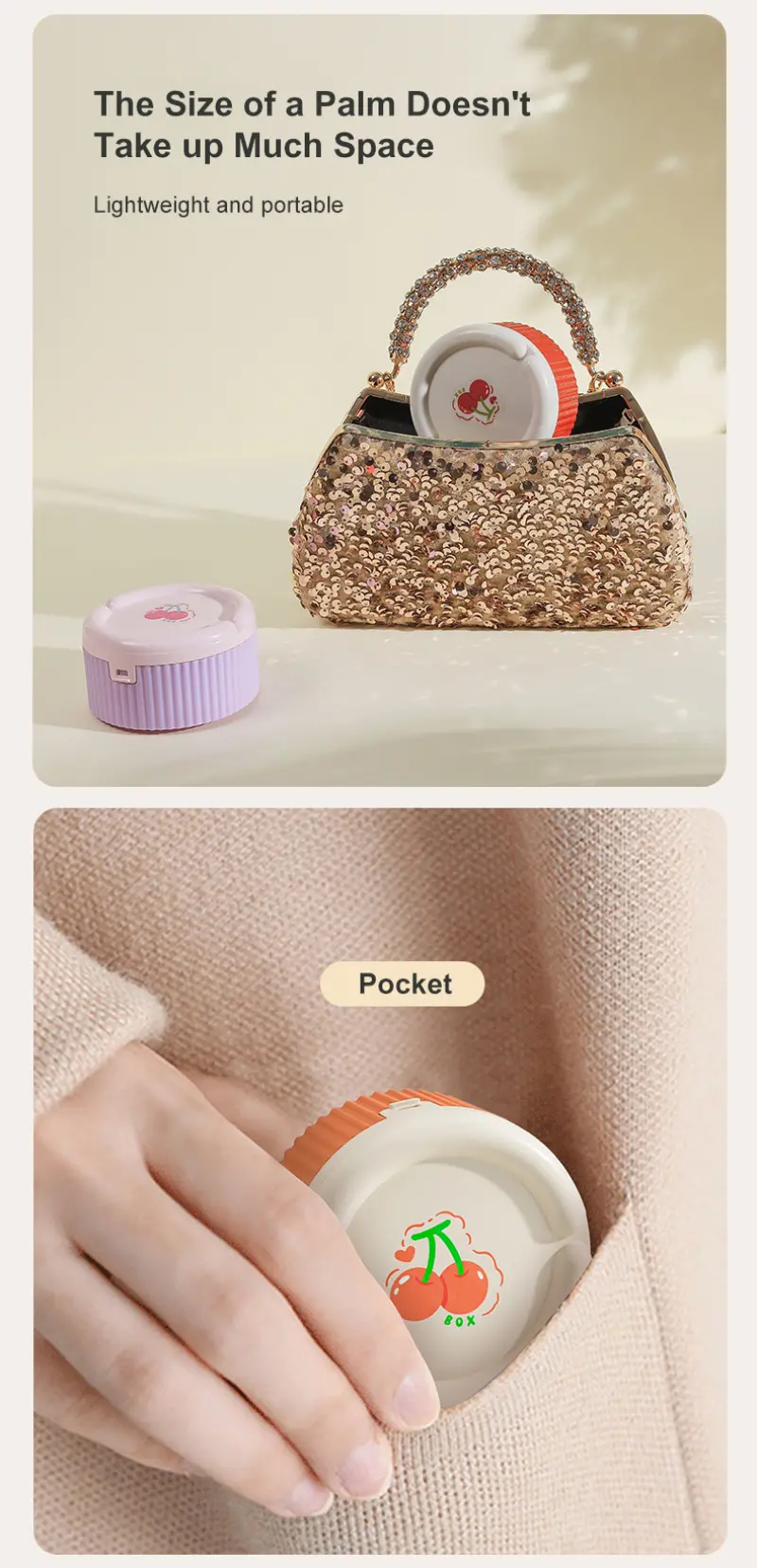 2 in 1 folding pill case with water cup. (6) 2 in 1 folding pill case with water cup. (6)