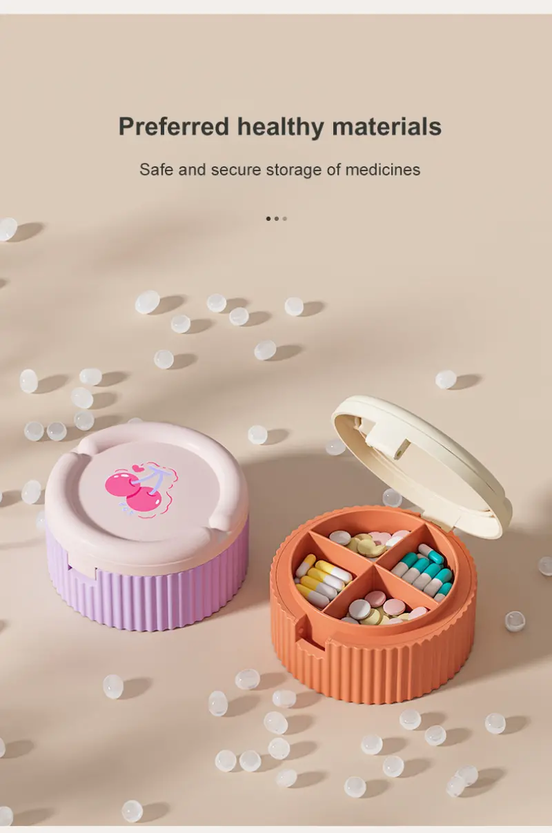 2 in 1 folding pill case with water cup. (7) 2 in 1 folding pill case with water cup. (7)