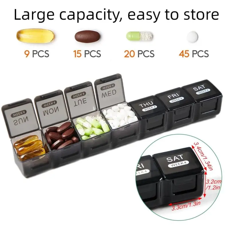 28 Day Monthly Pill Organizer BS0694J (3) 28 Day Monthly Pill Organizer BS0694J (3)