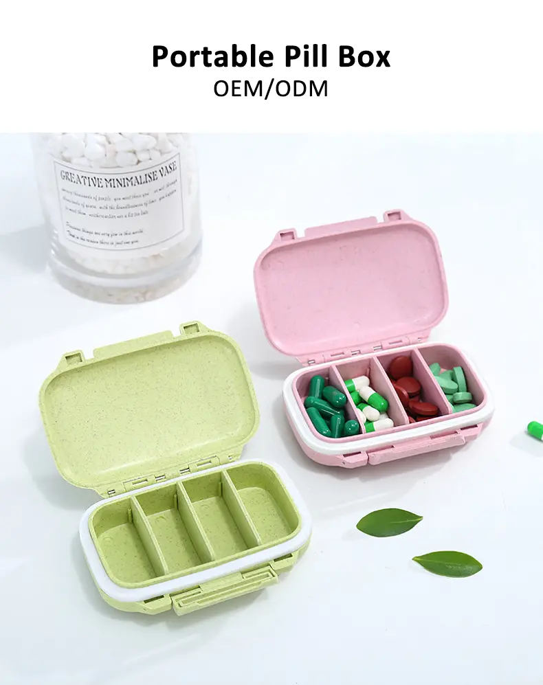 4 Compartment Pill Case (1) 4 Compartment Pill Case (1)