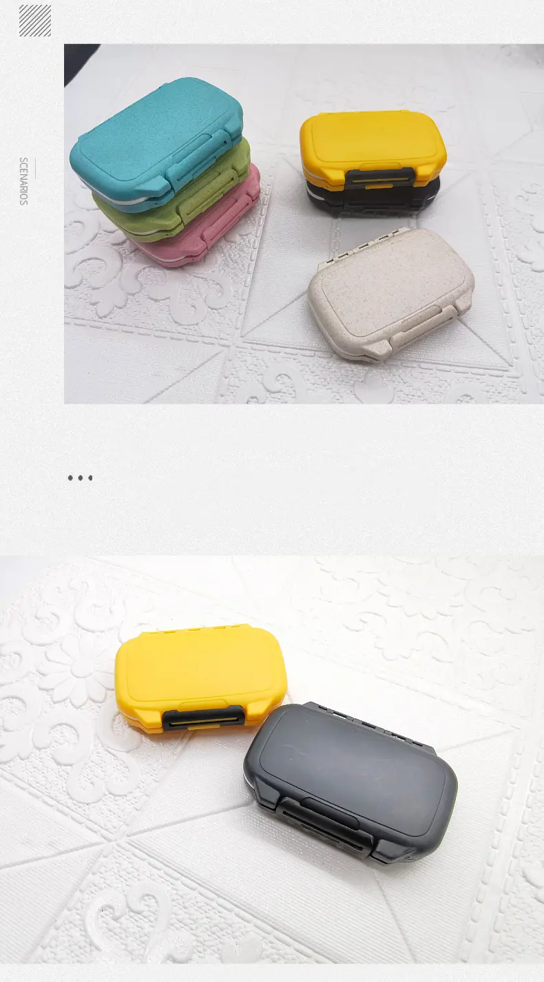 4 Compartment Pill Case (10) 4 Compartment Pill Case (10)