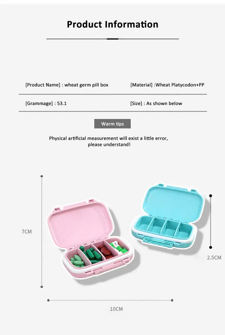 4 Compartment Pill Case (3) 4 Compartment Pill Case (3)