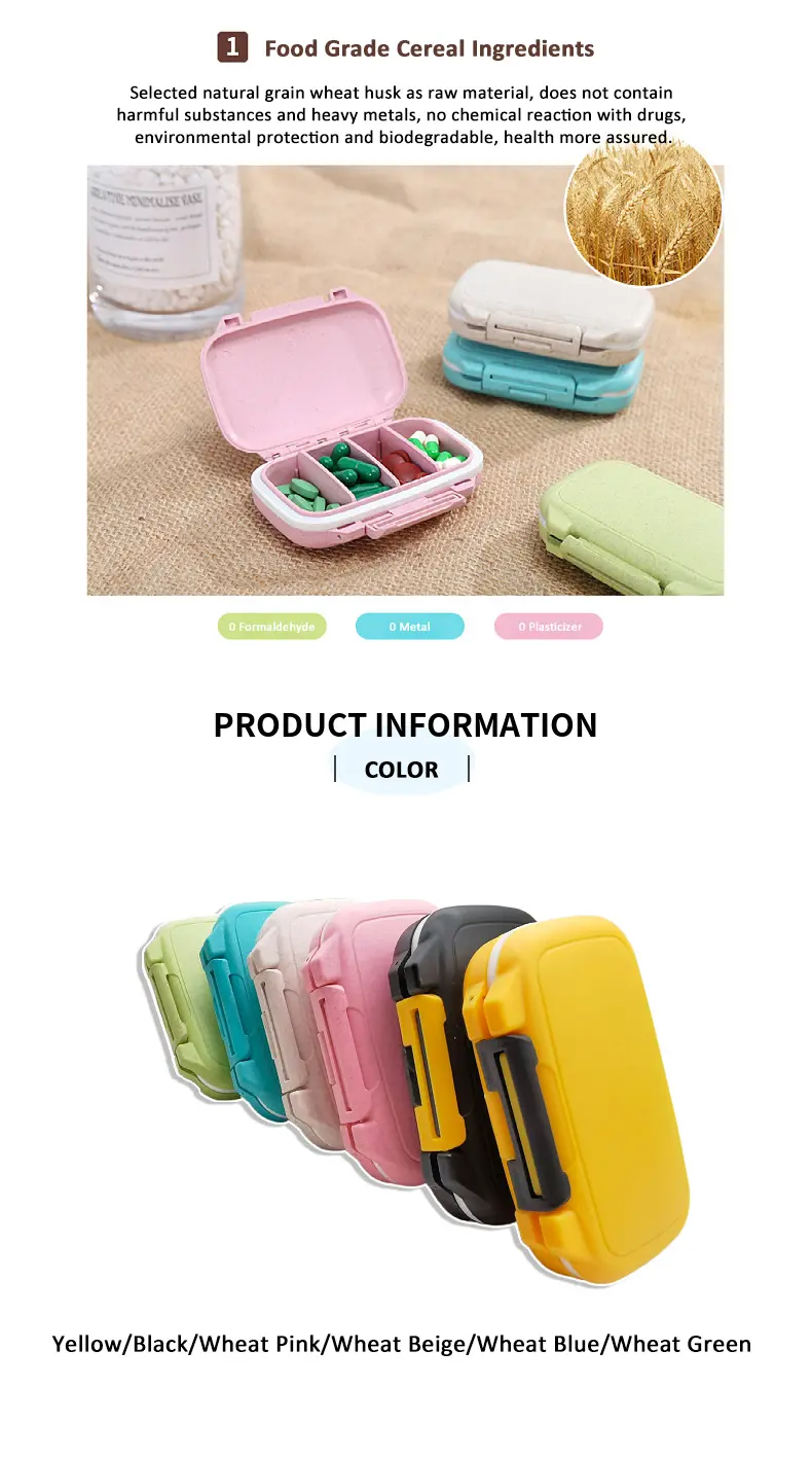 4 Compartment Pill Case (6) 4 Compartment Pill Case (6)