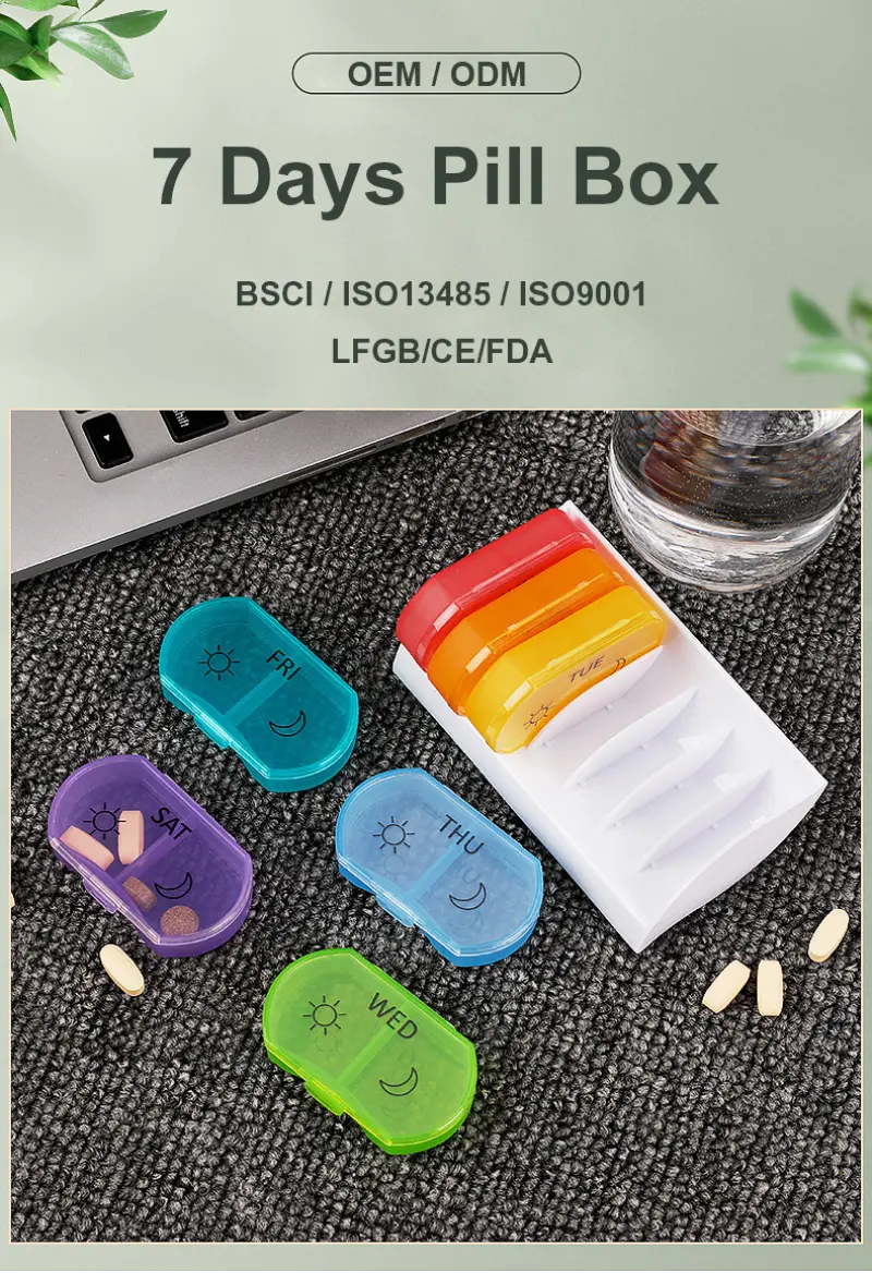 7 Day AMPM Pill Organizer (1) 7 Day AMPM Pill Organizer (1)