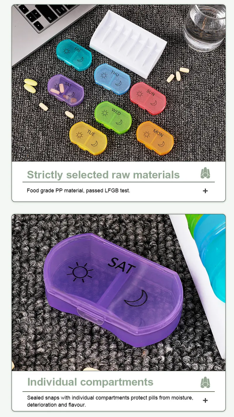 7 Day AMPM Pill Organizer (3) 7 Day AMPM Pill Organizer (3)