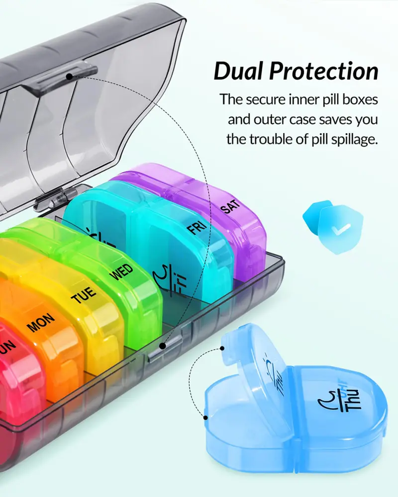 AM PM Weekly Pill Organizer (3) AM PM Weekly Pill Organizer (3)