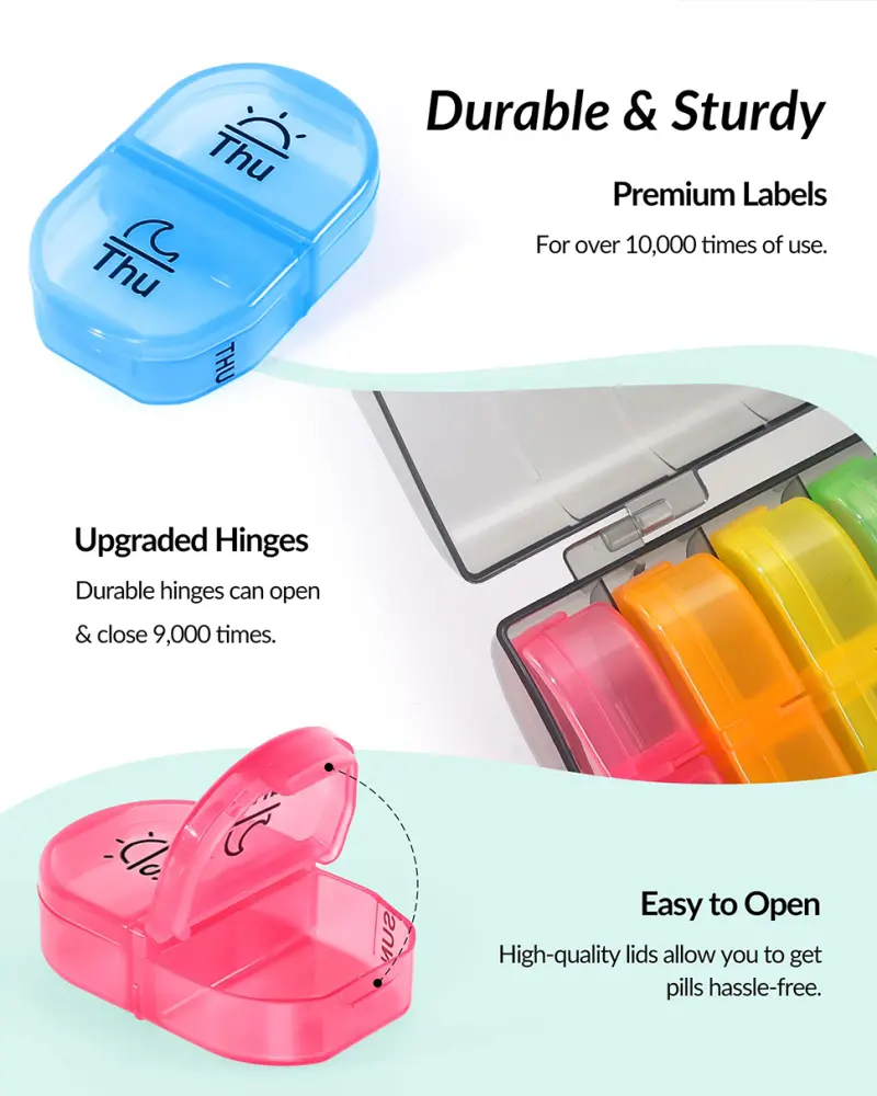 AM PM Weekly Pill Organizer (6) AM PM Weekly Pill Organizer (6)