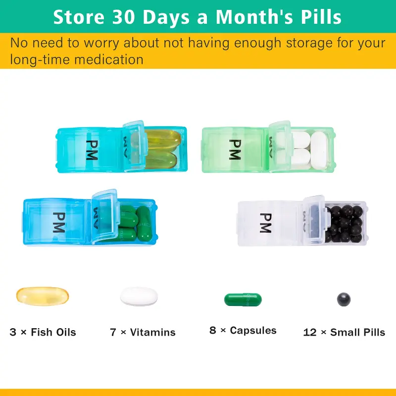 Monthly Pill Organizer (4) Monthly Pill Organizer (4)