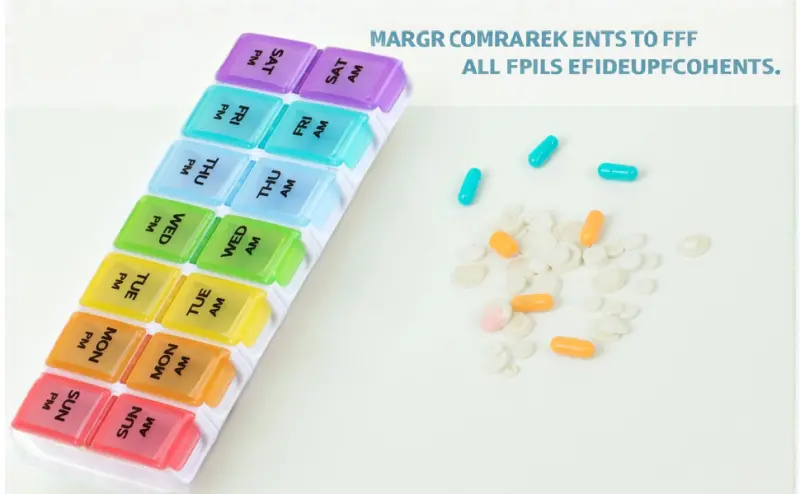 Portable 7 Day Pill Box with AMPM Compartments BS0753J (4) Portable 7 Day Pill Box with AMPM Compartments BS0753J (4)