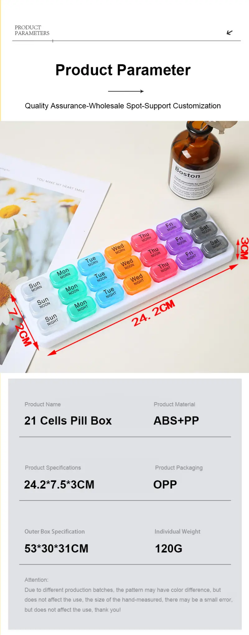 Weekly Pill Organizer (5) Weekly Pill Organizer (5)