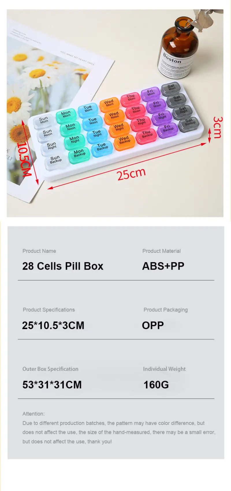 Weekly Pill Organizer (6) Weekly Pill Organizer (6)