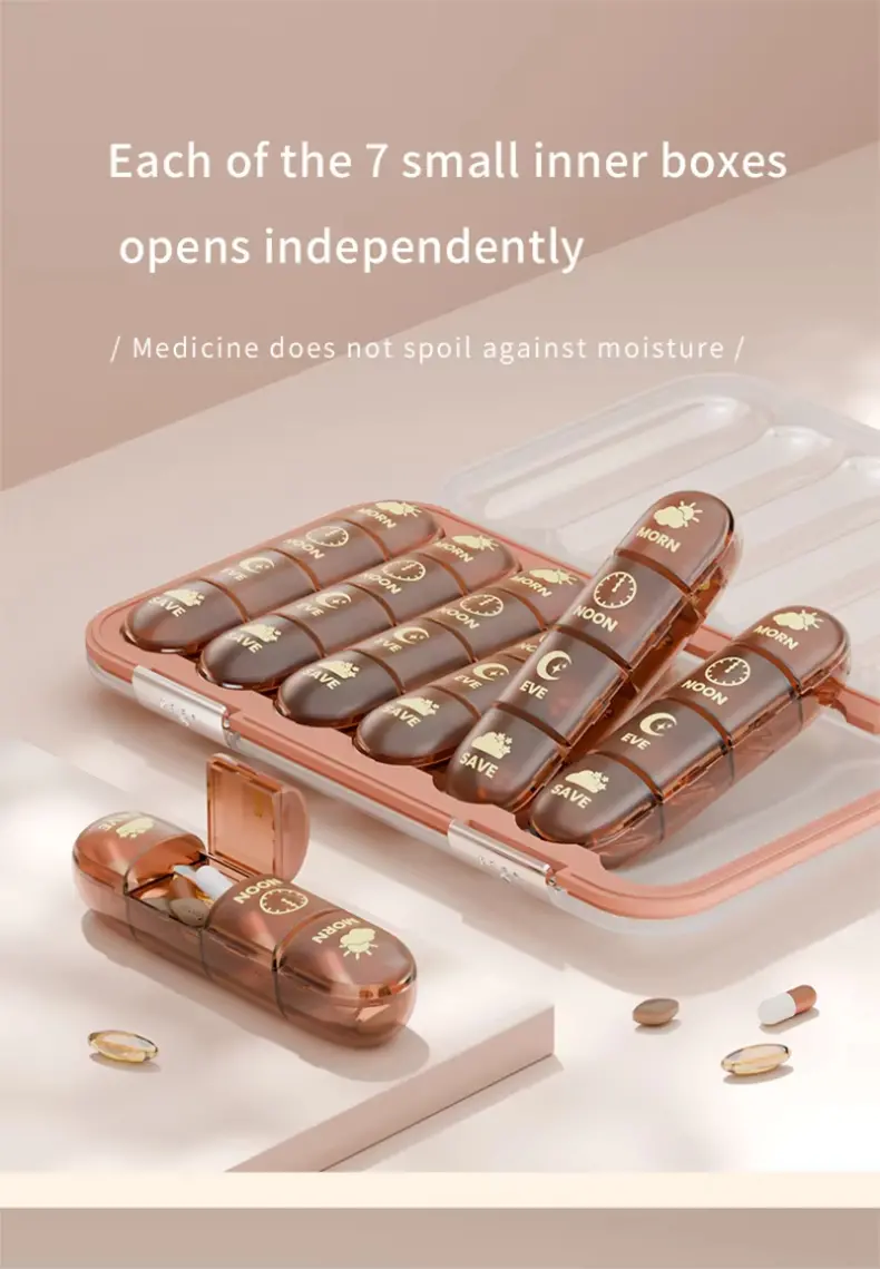 21 28 Compartment Medication Box BS1376J (5) 21 28 Compartment Medication Box BS1376J (5)