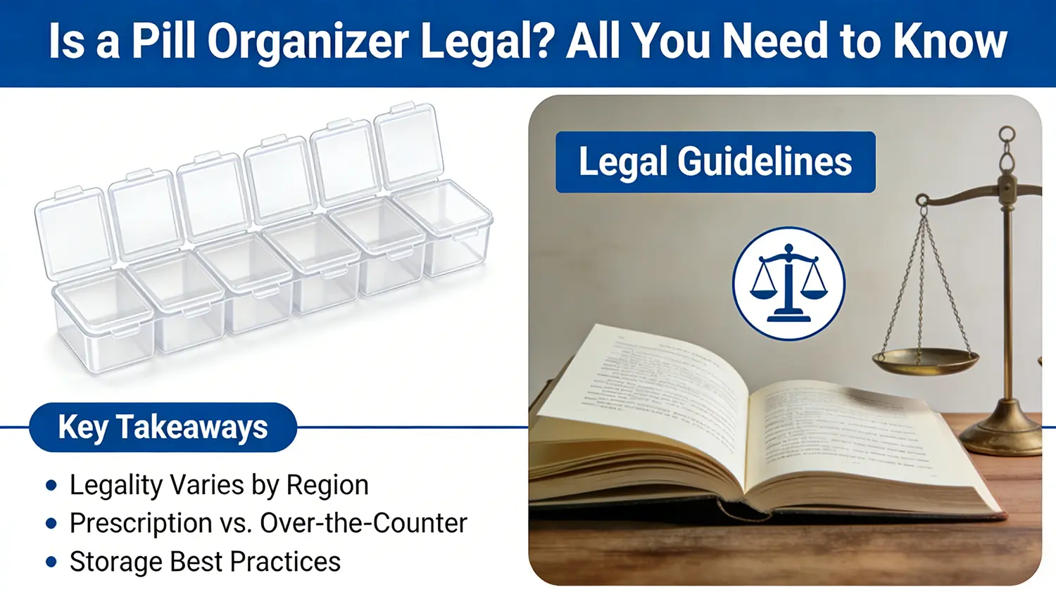 Is a Pill Organizer Legal