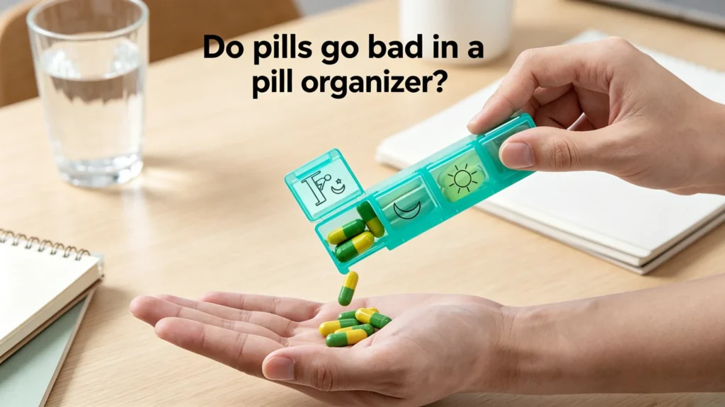 Do pills go bad in a pill organizer