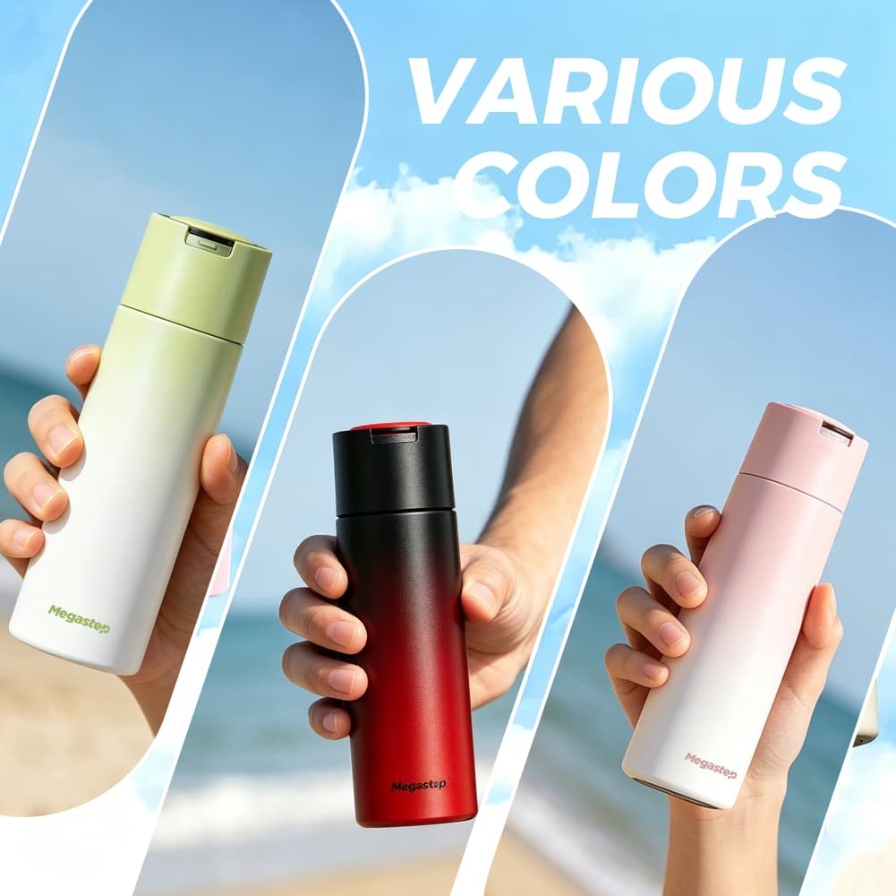 water bottle with pill box lid 2