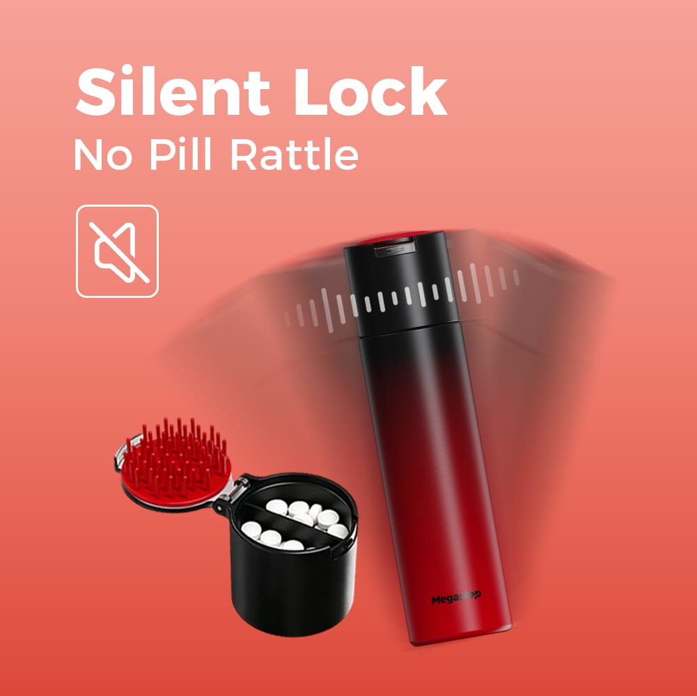 water bottle with pill box lid 4