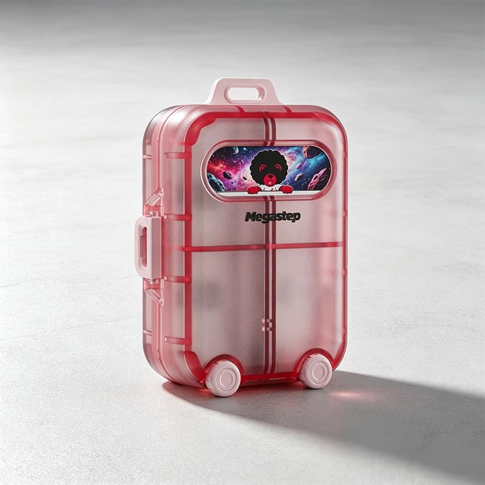 7-Compartment Suitcase Pill Box 10