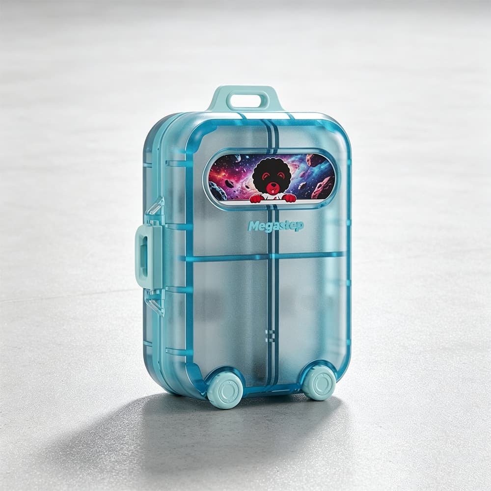 7-Compartment Suitcase Pill Box 7
