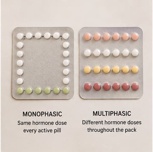 2 monophasic vs multiphasic birth control 2 monophasic vs multiphasic birth control