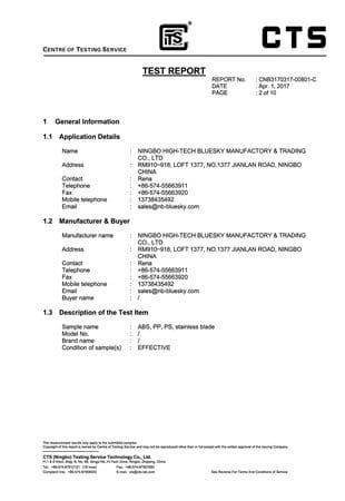 CTS certificate